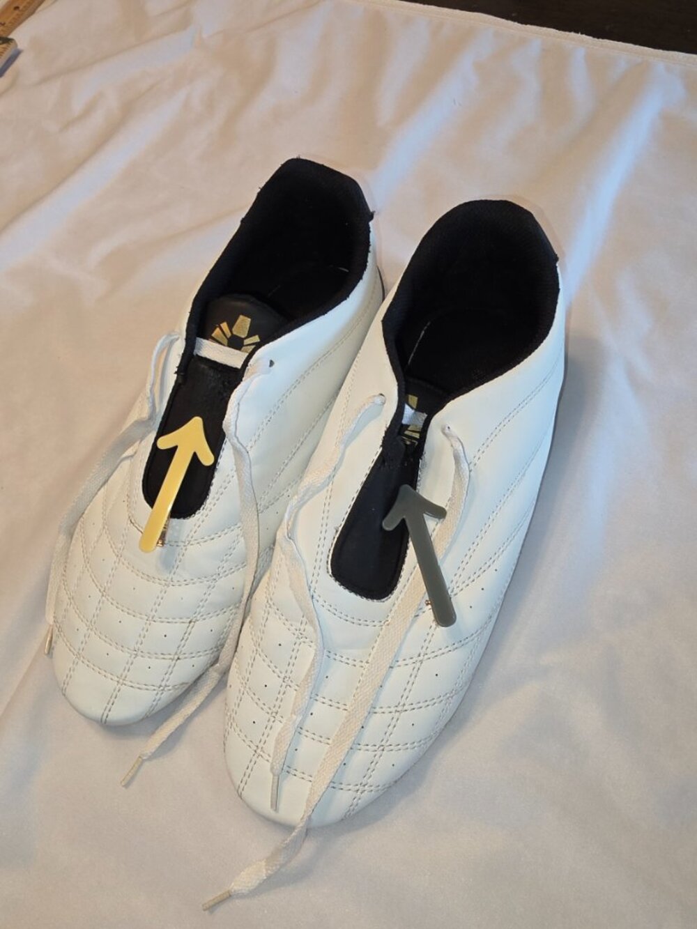 BMA Best Martial Arts Shoes White Mens Size 12 Karate Dojo Taekwondo - Picture 12 of 13